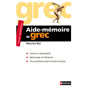 Aide-mémoire de grec (Broché) Maurice Rat