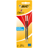 BIC 4 COULEURS 2 RECHARGES ROUGE