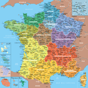 PUZZLE CARTE DE FRANCE DES RÉGIONS